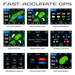 Motocaddy M7 GPS Electric Trolley multiple display screens