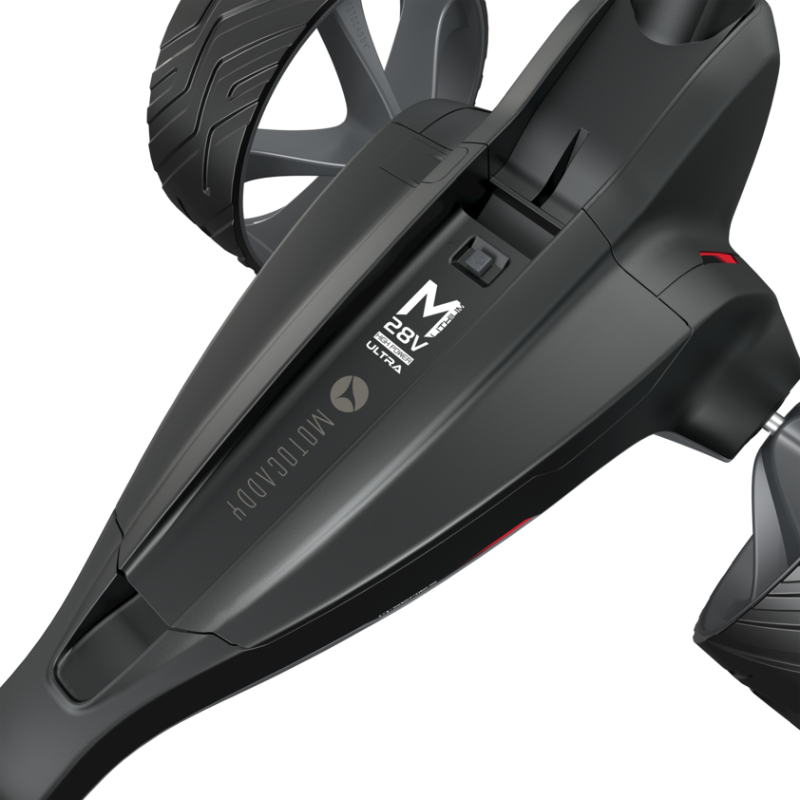 Motocaddy M1 DHC Electric Caddy M1 ULTRA Battery Close-up